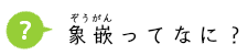 象嵌ってなに？